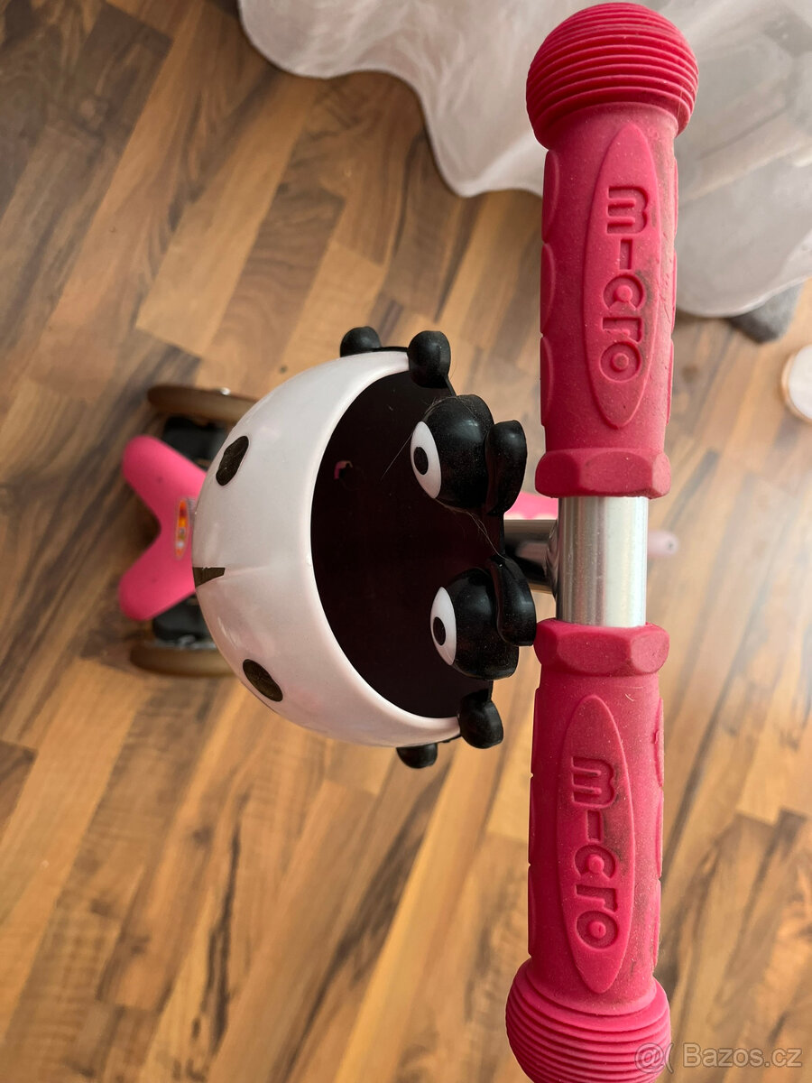 Koloběžka Mini micro s sedadlem a vodicí tyči pro nejmenší - 11