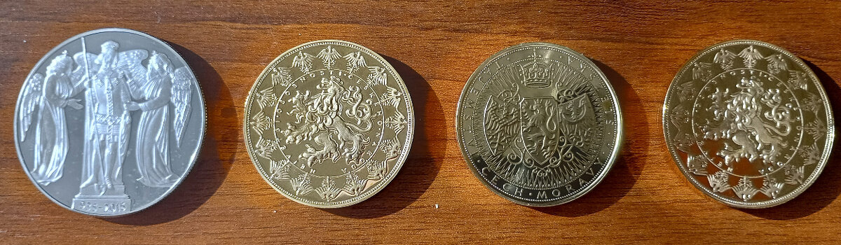 Historie Česka – luxusní sada 12 medailí - 11