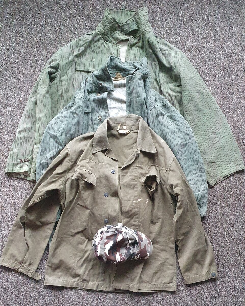 Vojenské maskáče vz.60 ČSLA, NVA, čepice - 11