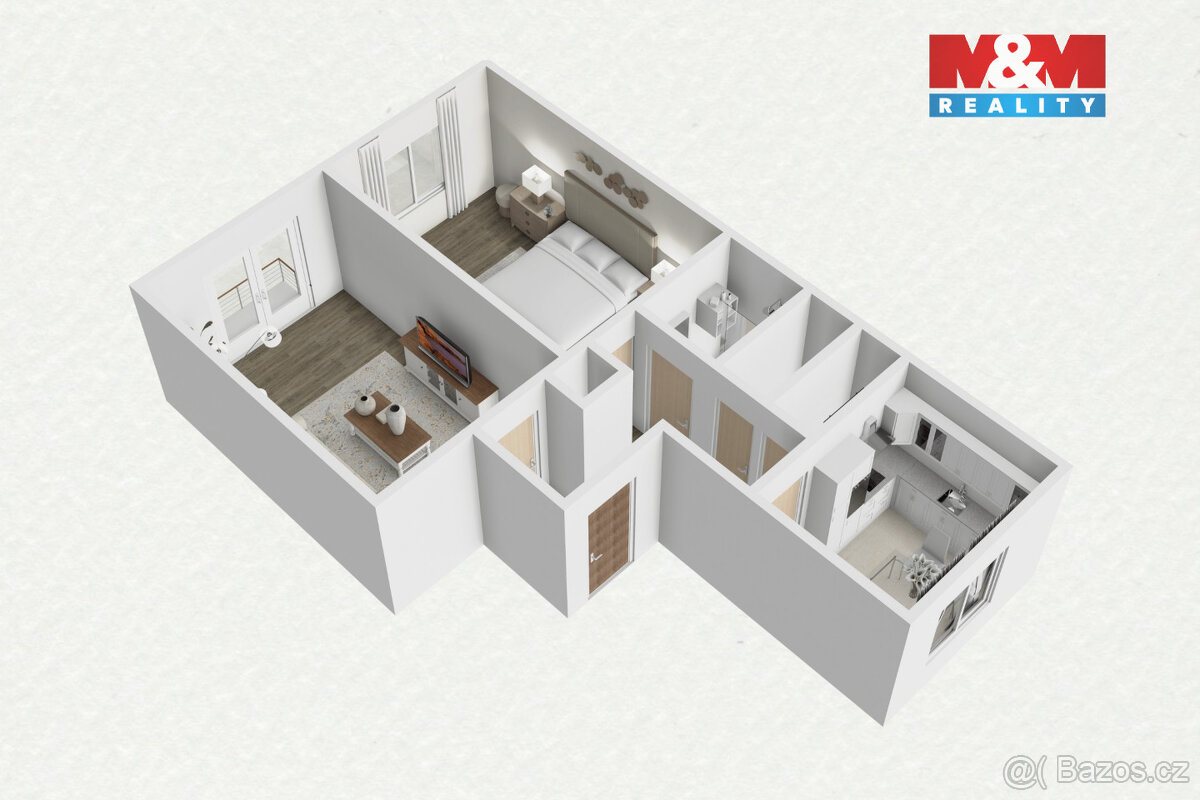 Prodej bytu 2+1, 55 m², Karlovy Vary, ul. K. Čapka - 11