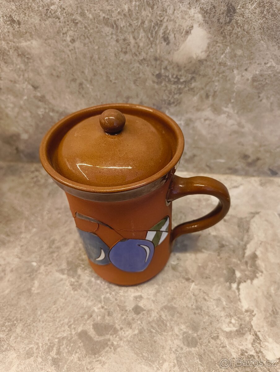 Hrníček na bylinky,misky, cukřenka - 11