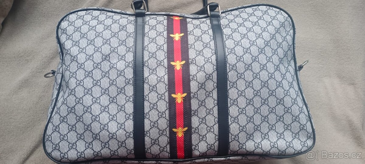 Cestovní omyvatelná taška Gucci černá - 11