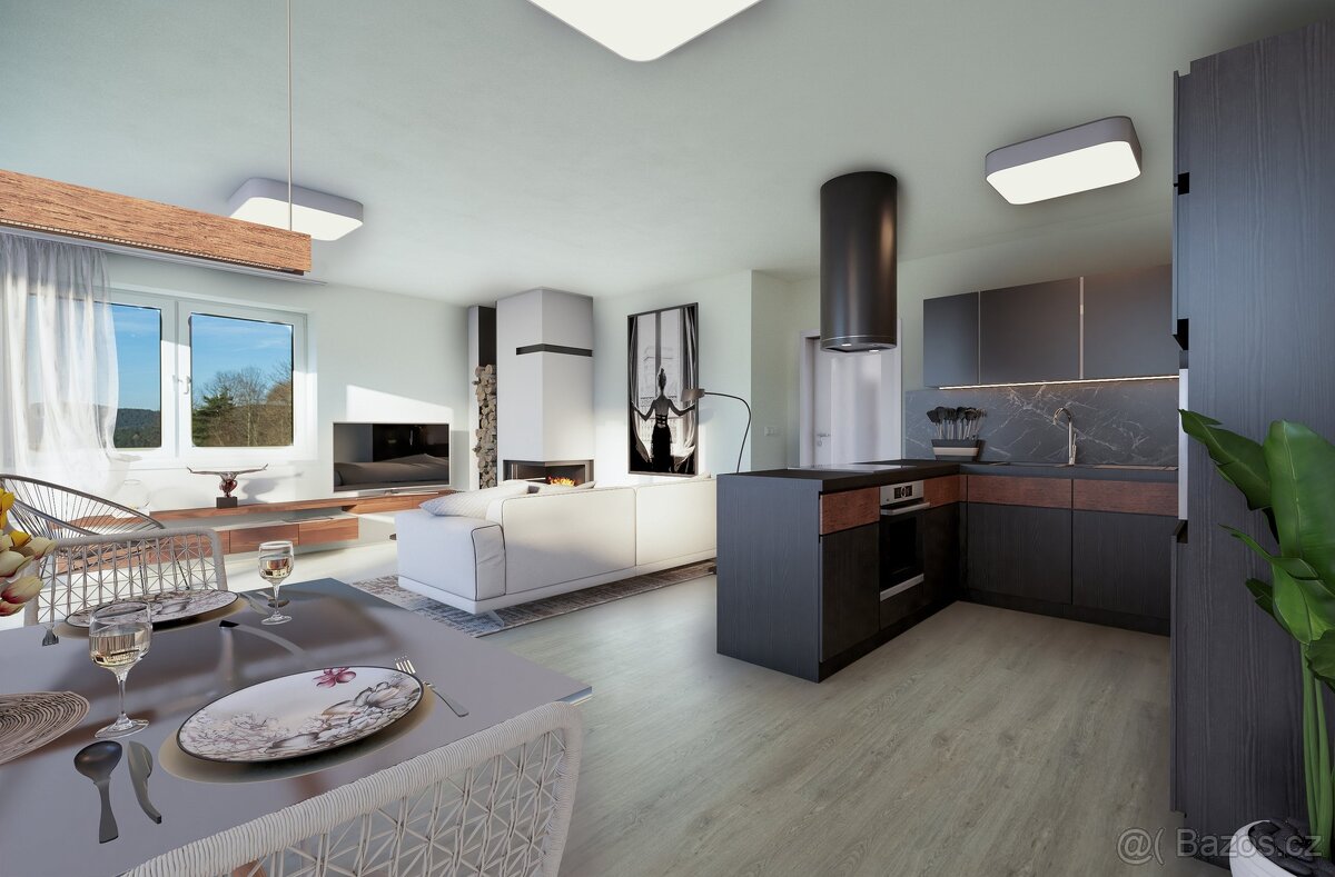 Prodej poloviny moderního dvojdomu 5+kk (130 m²) s privátní - 11