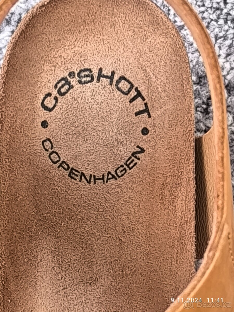 Nové Sandály na klínu dámské CaShott Copenhagen - 11
