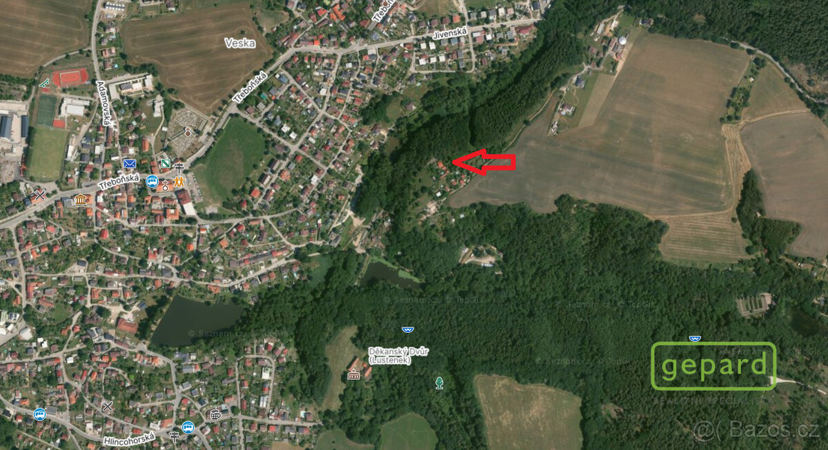 Prodej pozemku na výstavbu chaty u ČB - 11