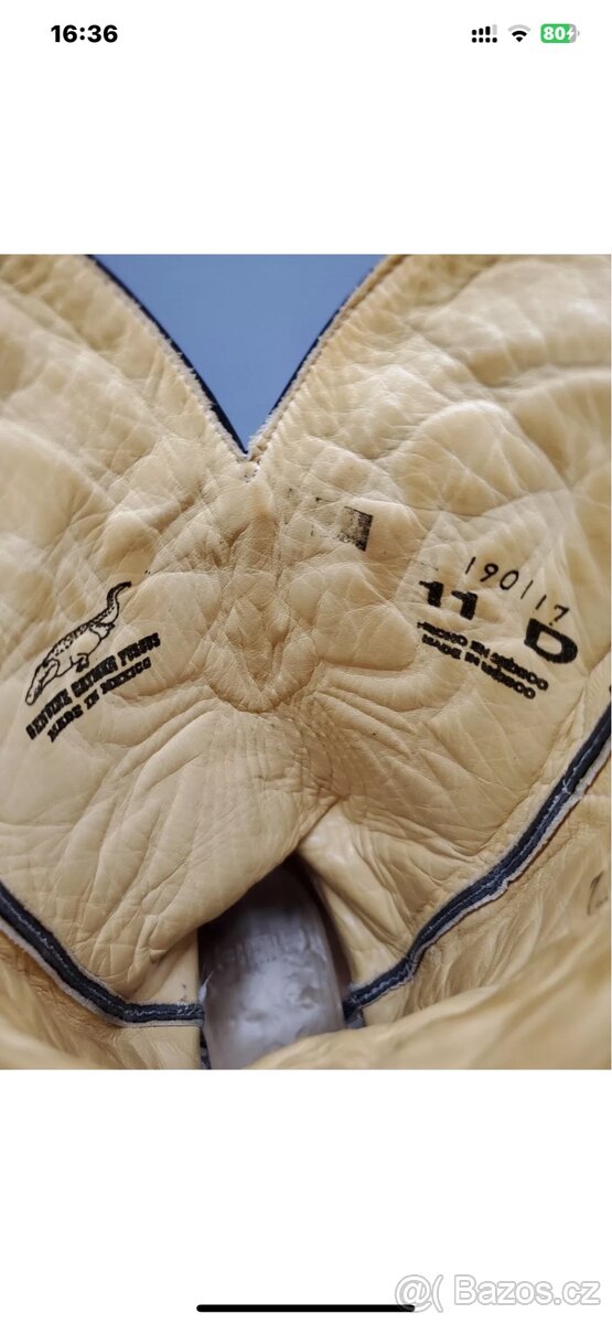 KOVBOJSKÉ BOTY 44 PRAVÝ ALIGÁTOR - 11