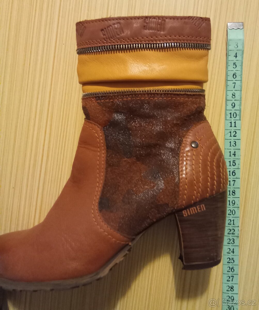 Kožené boty Simen, velikost 36 - 11