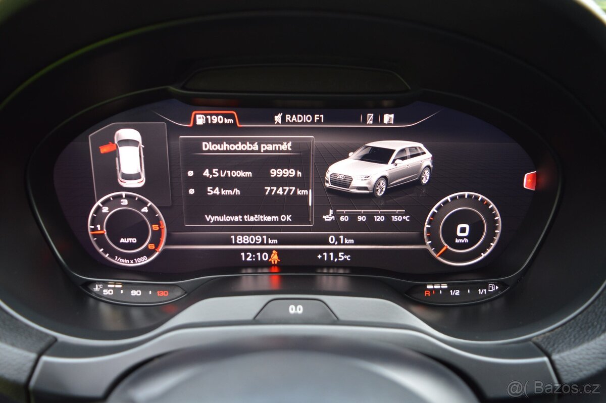 Audi A3 Sportback 1.6TDI - FACELIFT , Virtual , MANUÁL - 11