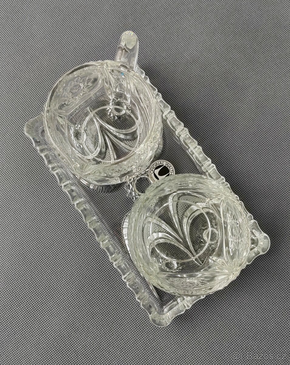 Okouzlující sada broušeného skla Original Walther Glas (1960 - 11