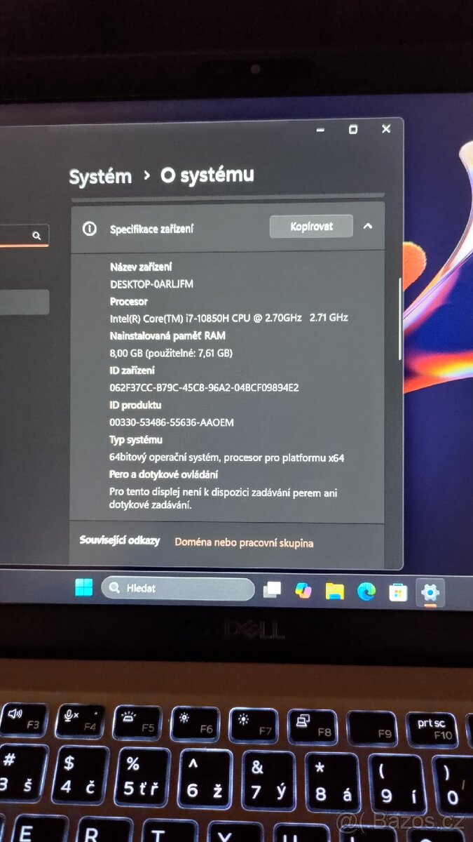 Dell letitude 5411 i7 10gen nVidia mx250 - 11