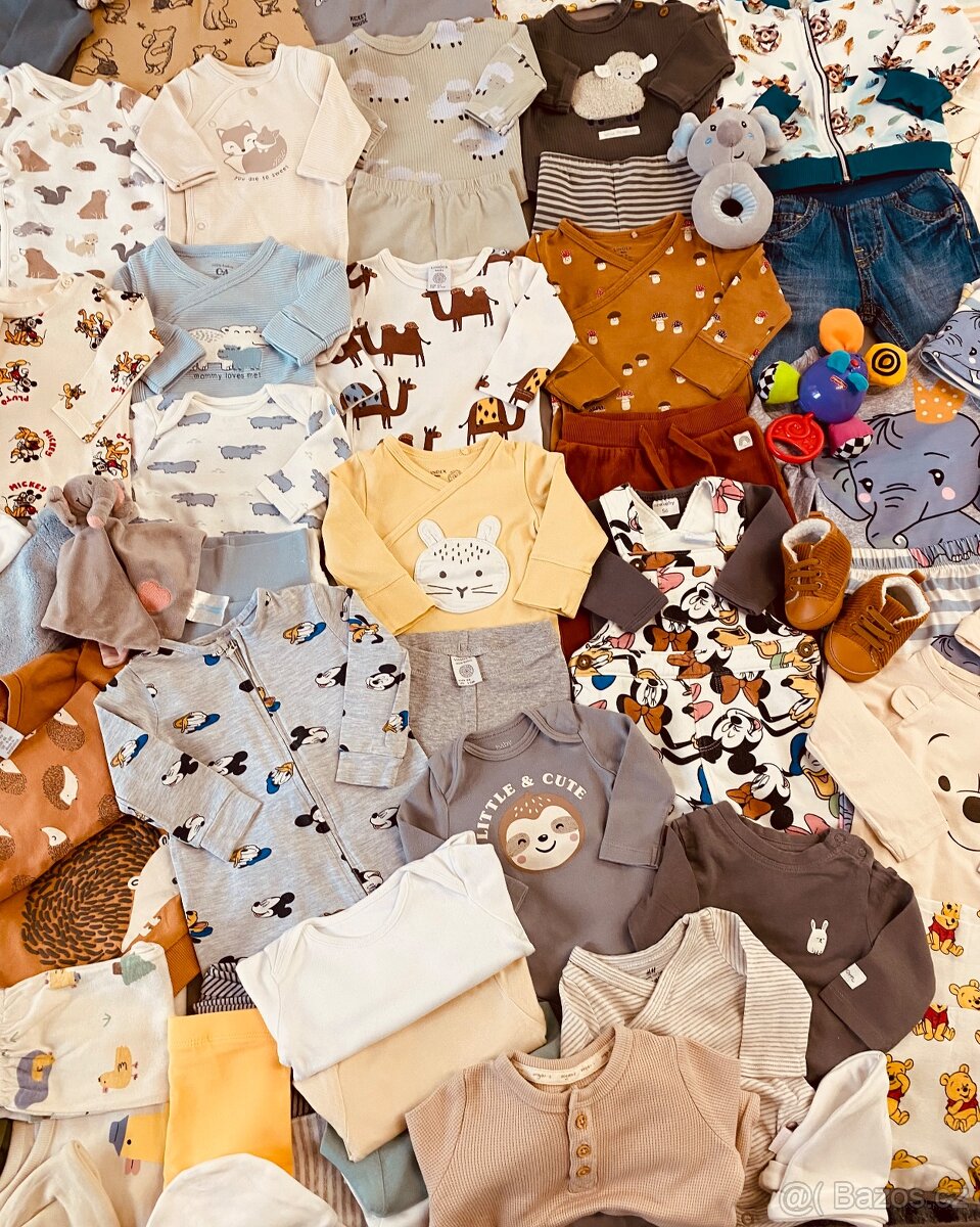 Balík oblečení na miminko 0-6 m neutrál Rezervace - 11