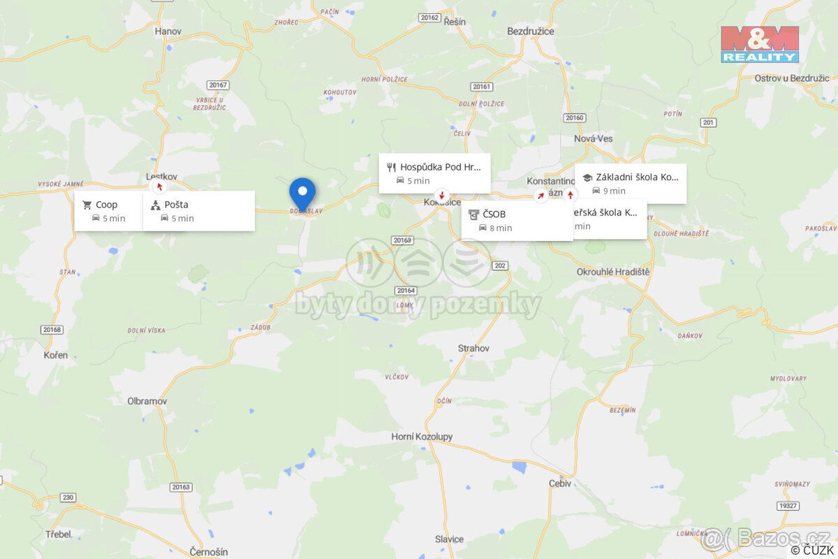 Prodej pozemku k bydlení, 1826 m², Lestkov - 11