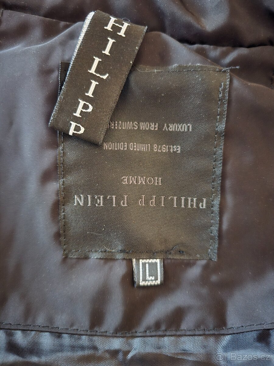 Philipp Plein černá vesta L/XL - 11