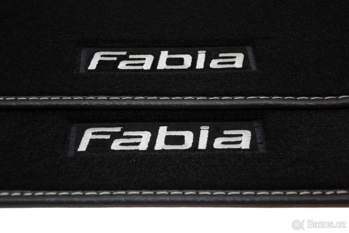 Luxusní celoroční Autokoberce ŠKODA RS - podklad hrubá guma - 11