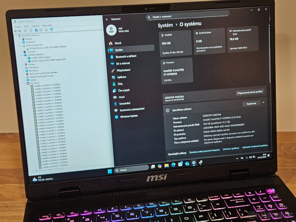i7-14700HX_MSI SWORD 16 HX B14V_16GB_144HZ_RTX 4060 8GB - 11