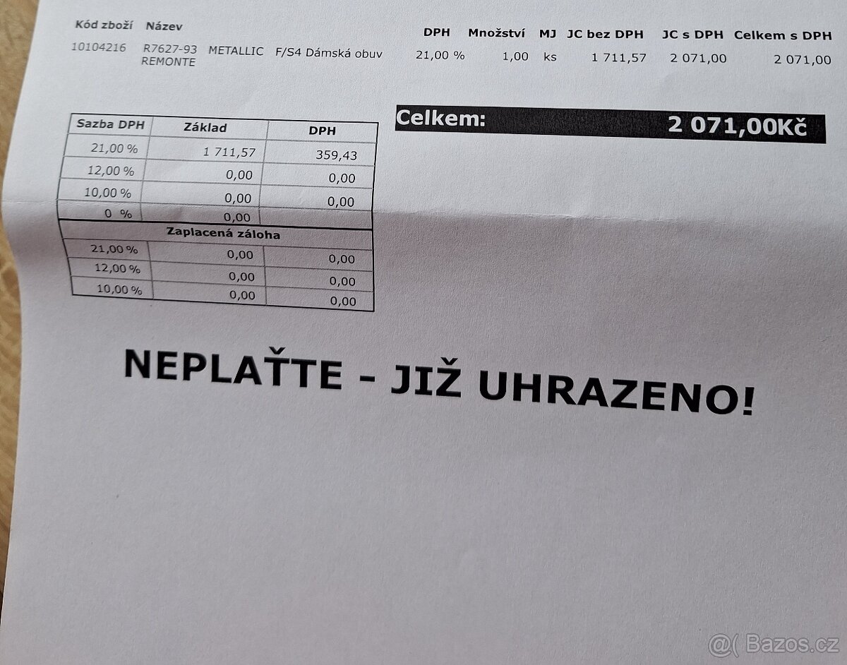 Baleríny Remonte Rieker v.40 - 11