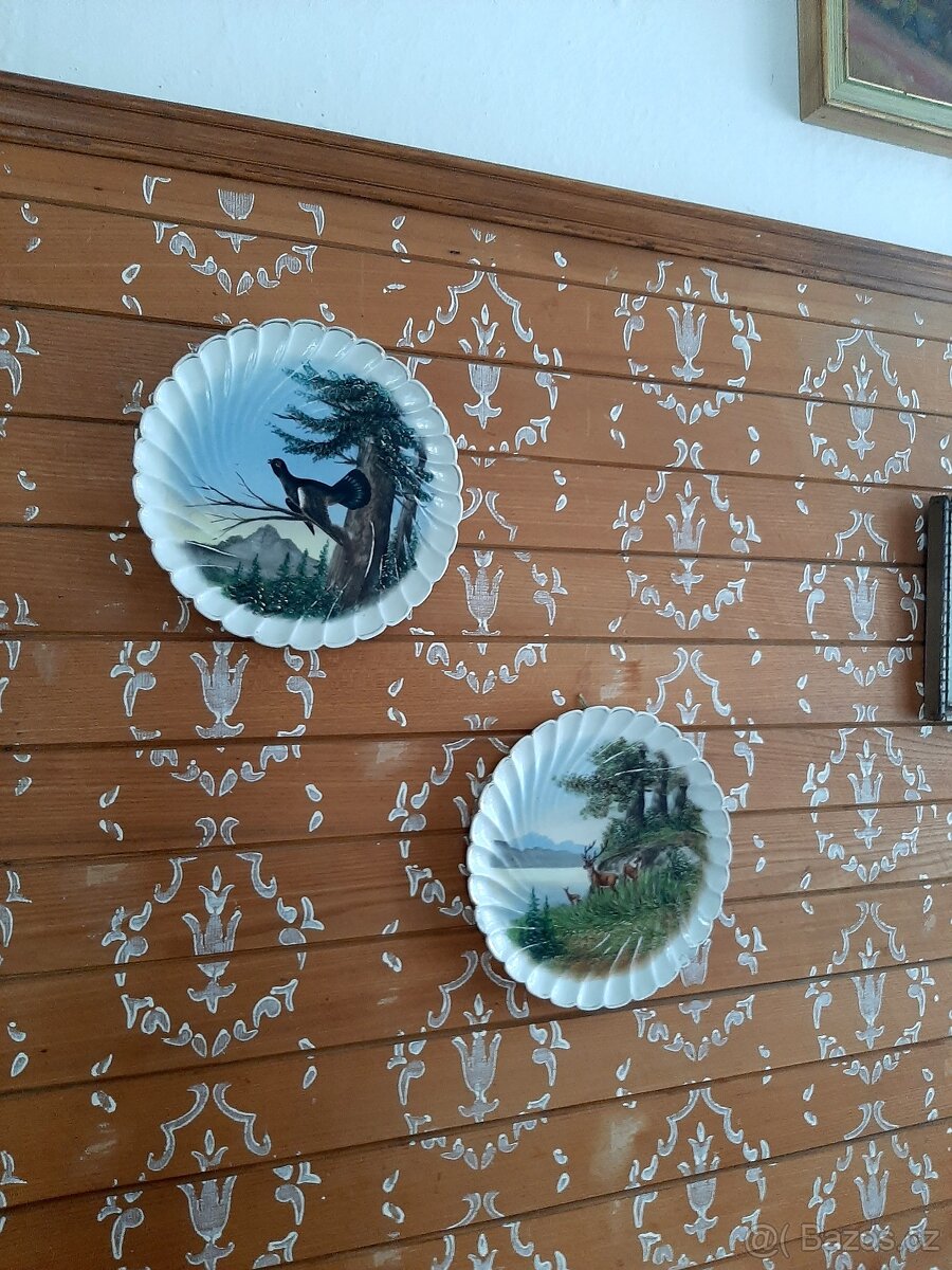 myslivost, soubor dekoračních předmětů - 11