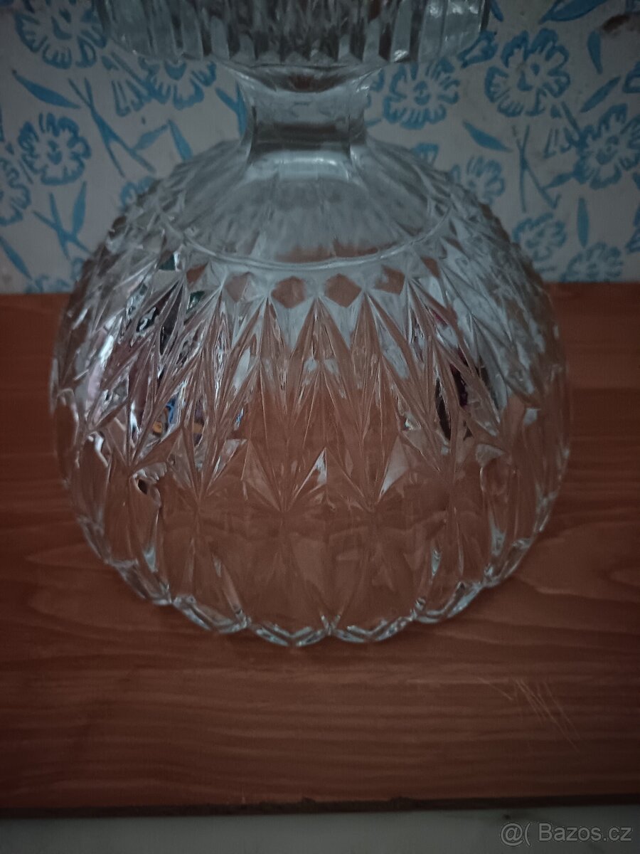 Skleněná broušená mísa na ovoce - 11