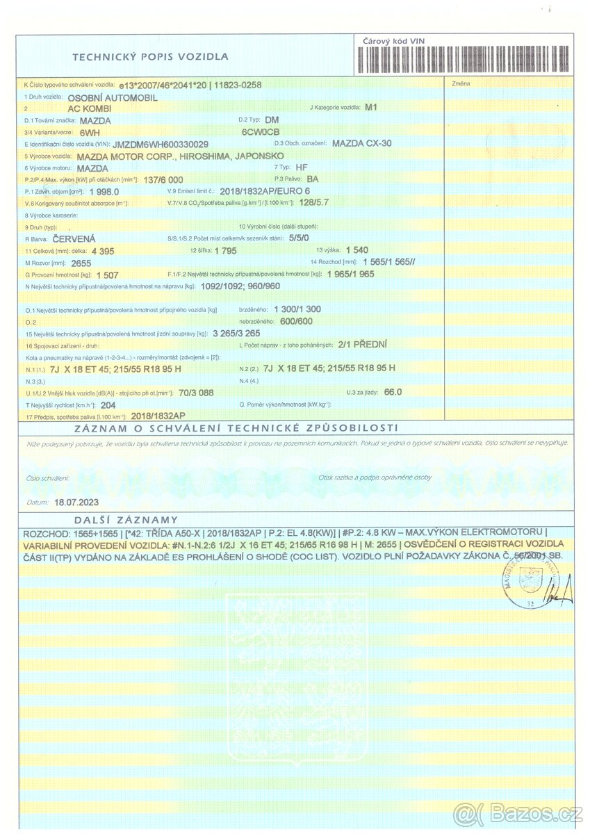 Mazda CX-30 GT Plus 2.0 X186 137 kW 6 Manuální - 11