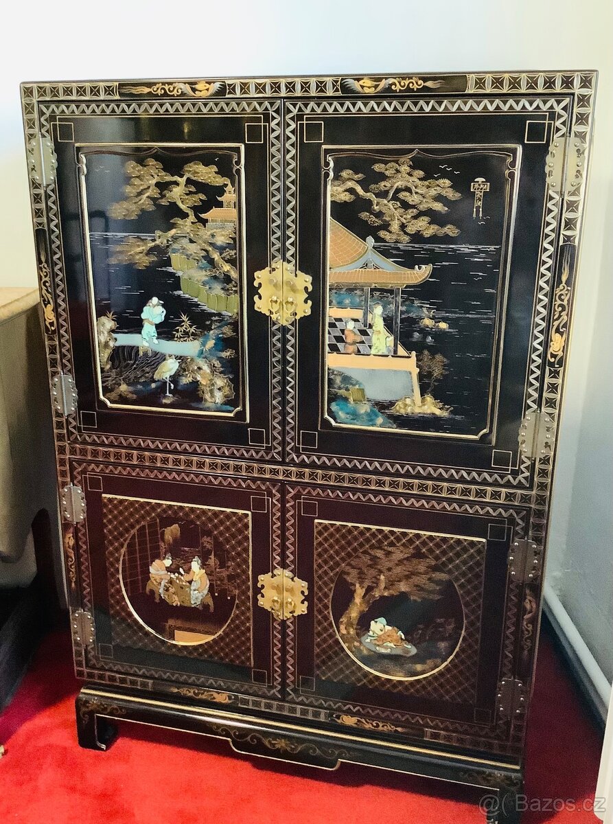 Starožitná Čínská Komoda - 11