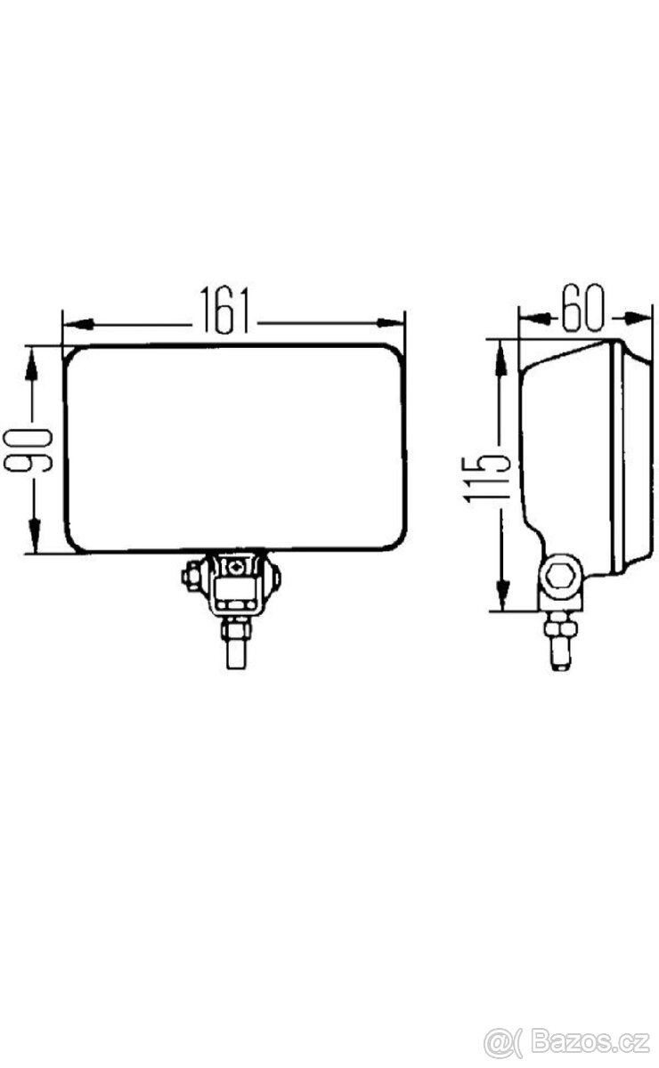 Hella Comet 450 žluté mlhovky čirá dálková - 11