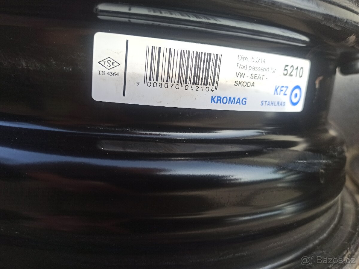 ŠKODA FABIA DISKY 5Jx14 ET35 - 2 sady - 11