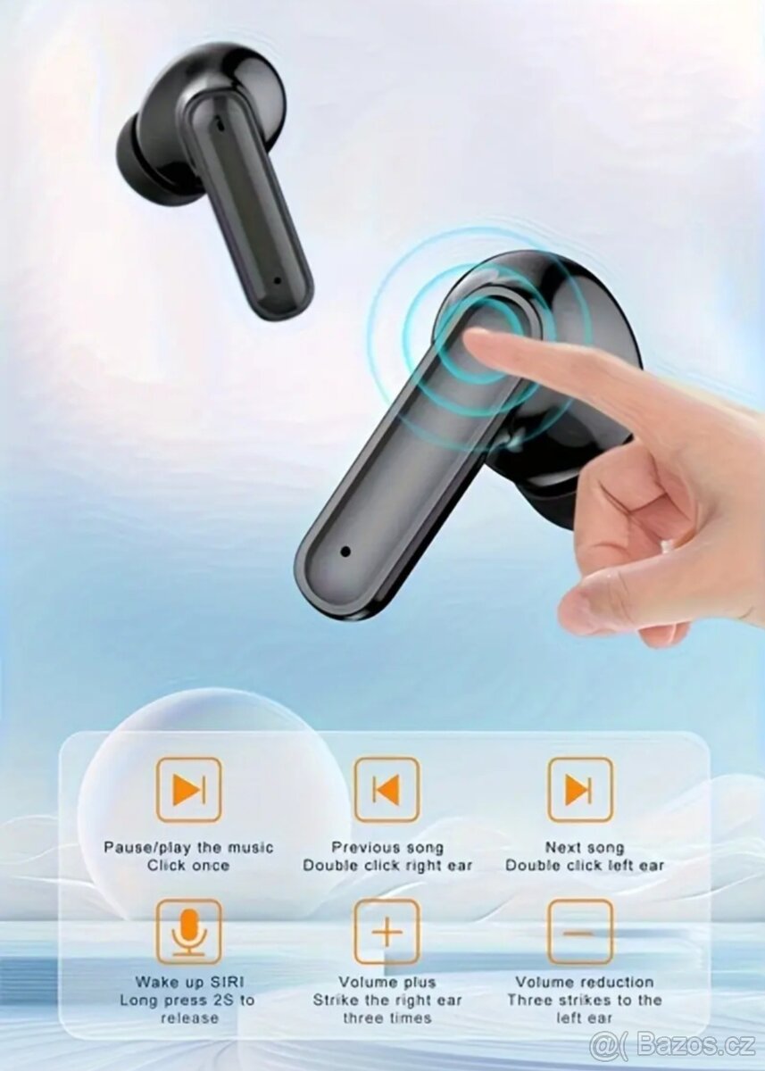 Bezdrátová sluchátka s displejem stavu nabití - 11