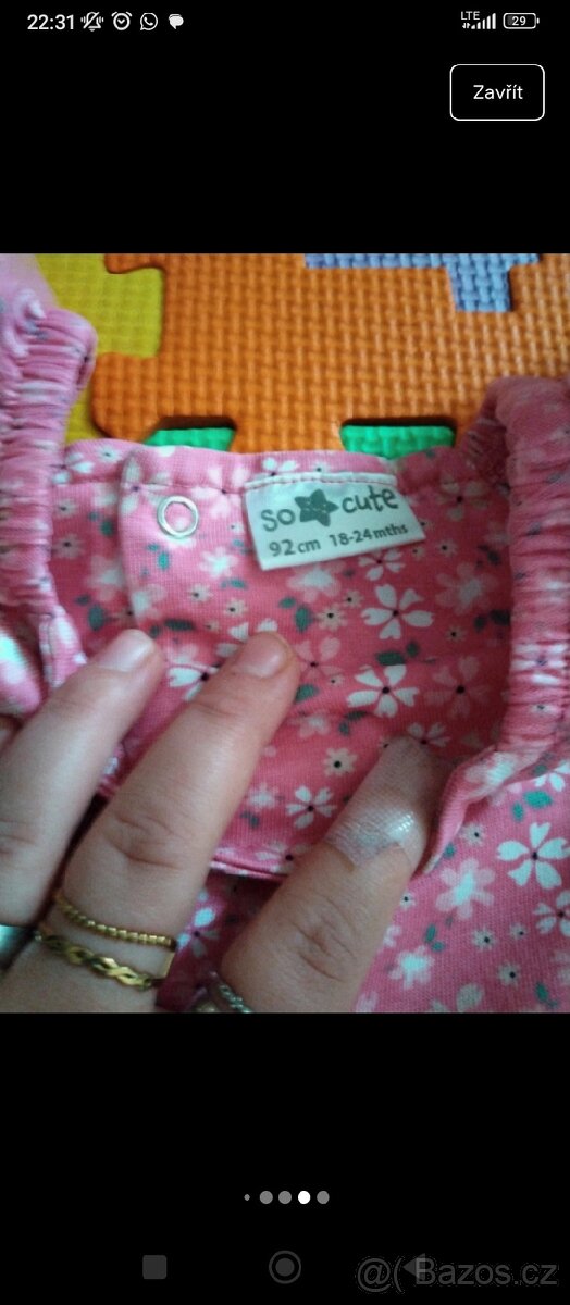 Nové oblečení pro holčičku vel 92 - 11