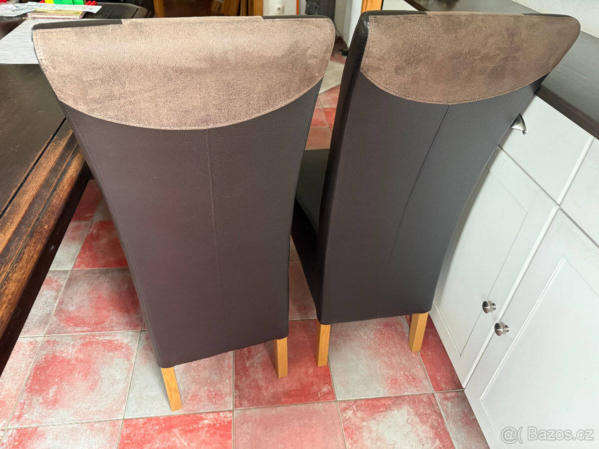 Jídelní židle Vintage vysoká moderní - 2 kusy - 11