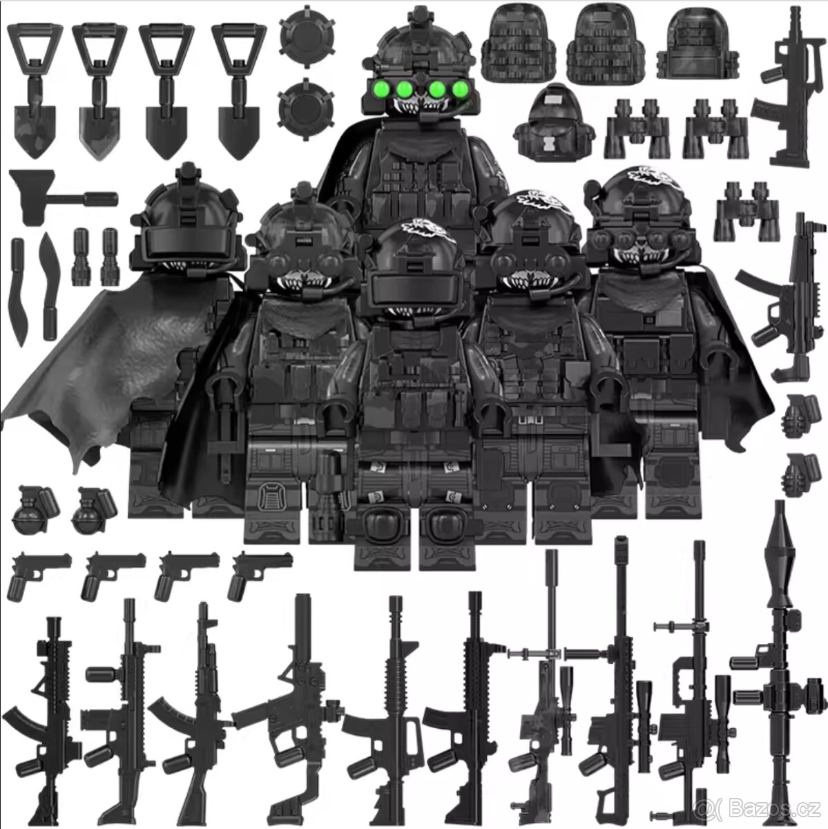 Rôzne sety vojakov (8ks) 1 + doplnky - typ lego - 11