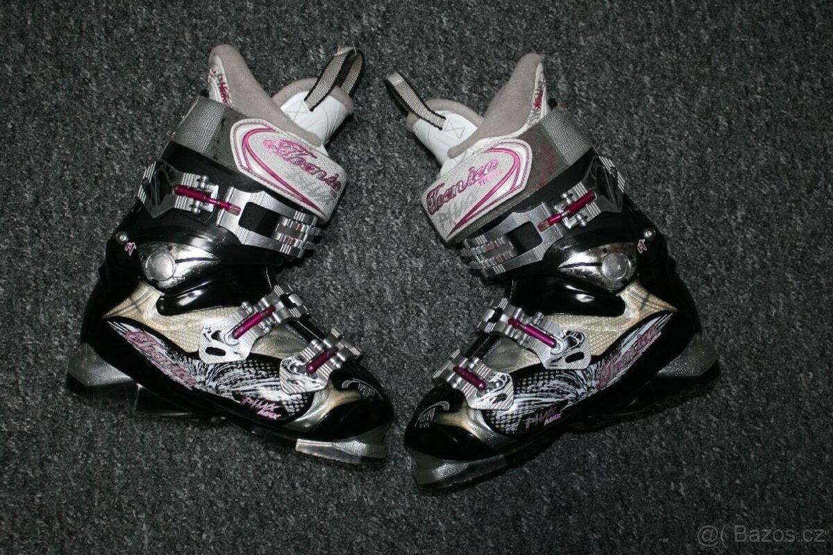 dívčí lyže Dynamic Elve 130 cm , lyžaky Rossignol - 11