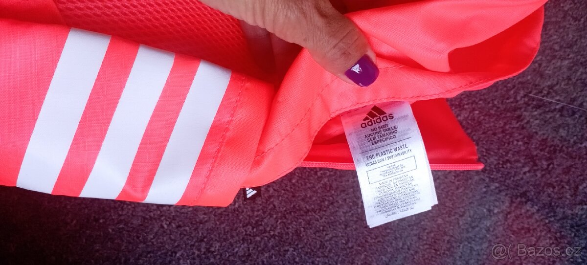 Nový neon růžový batoh zn."ADIDAS" - 11