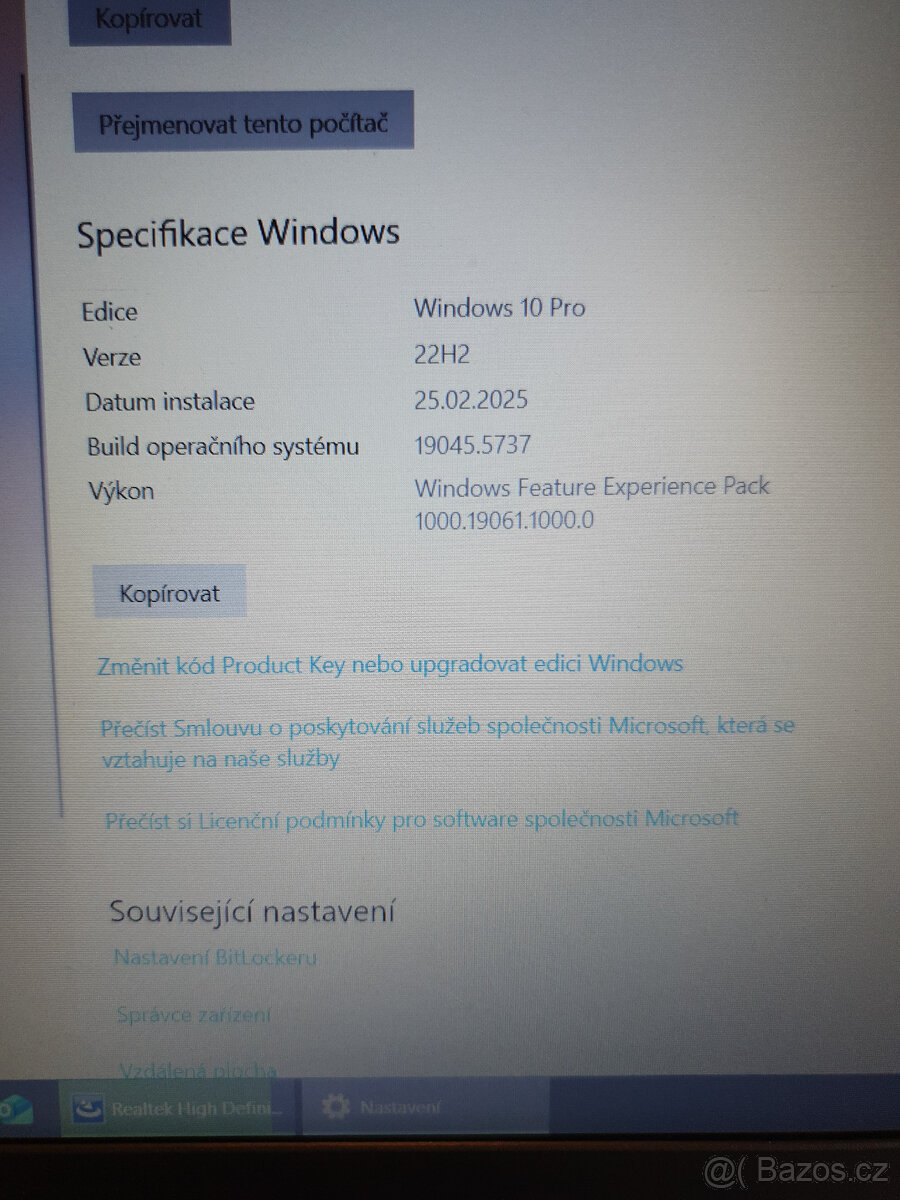 Prodám použitý notebook Acer Aspire E 15 Core i5 RAM 16GB - 11