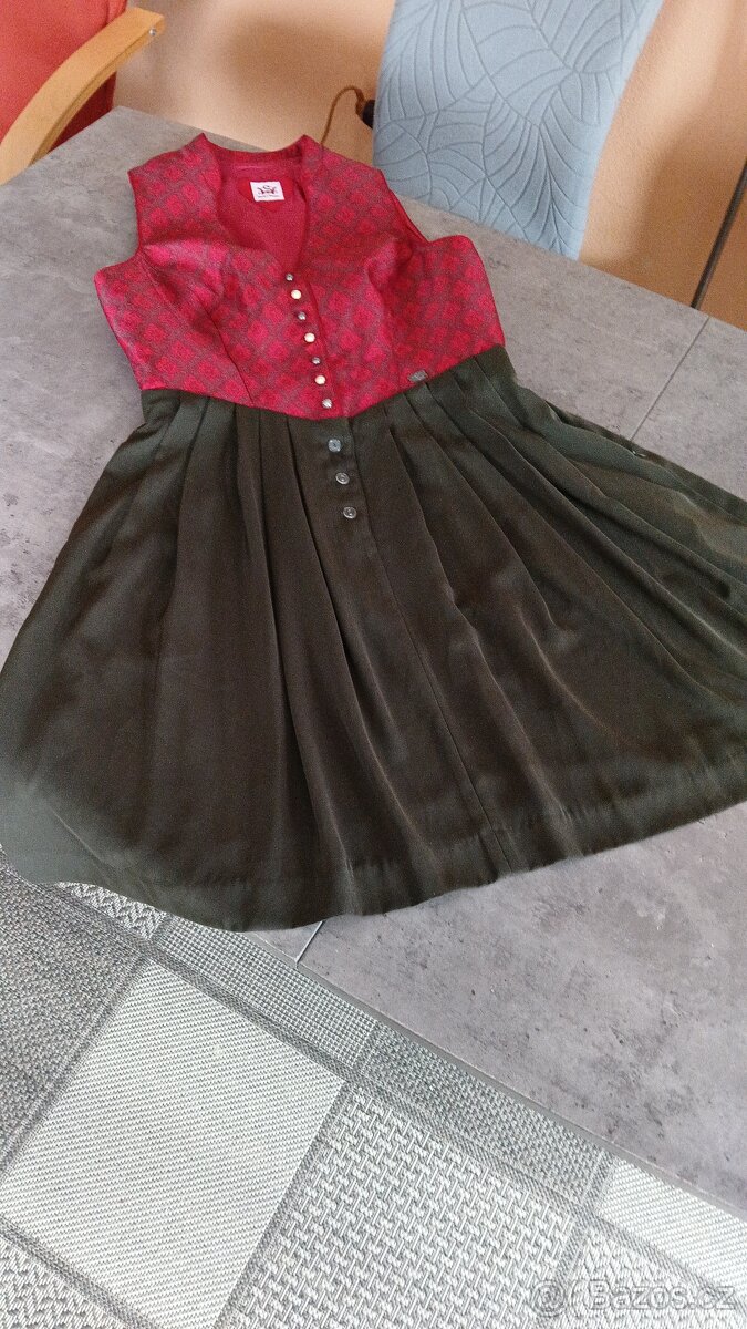 Krojové šaty dirndl Spieth & Wensky vel.M - 11