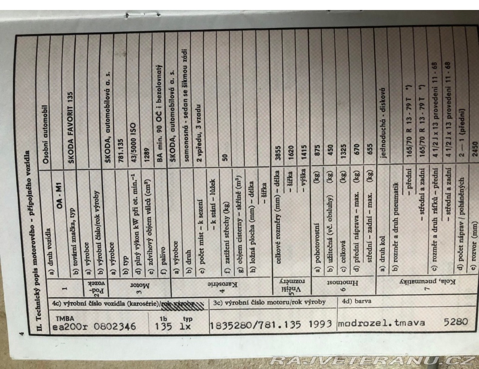 Škoda Favorit 135Lx - 11