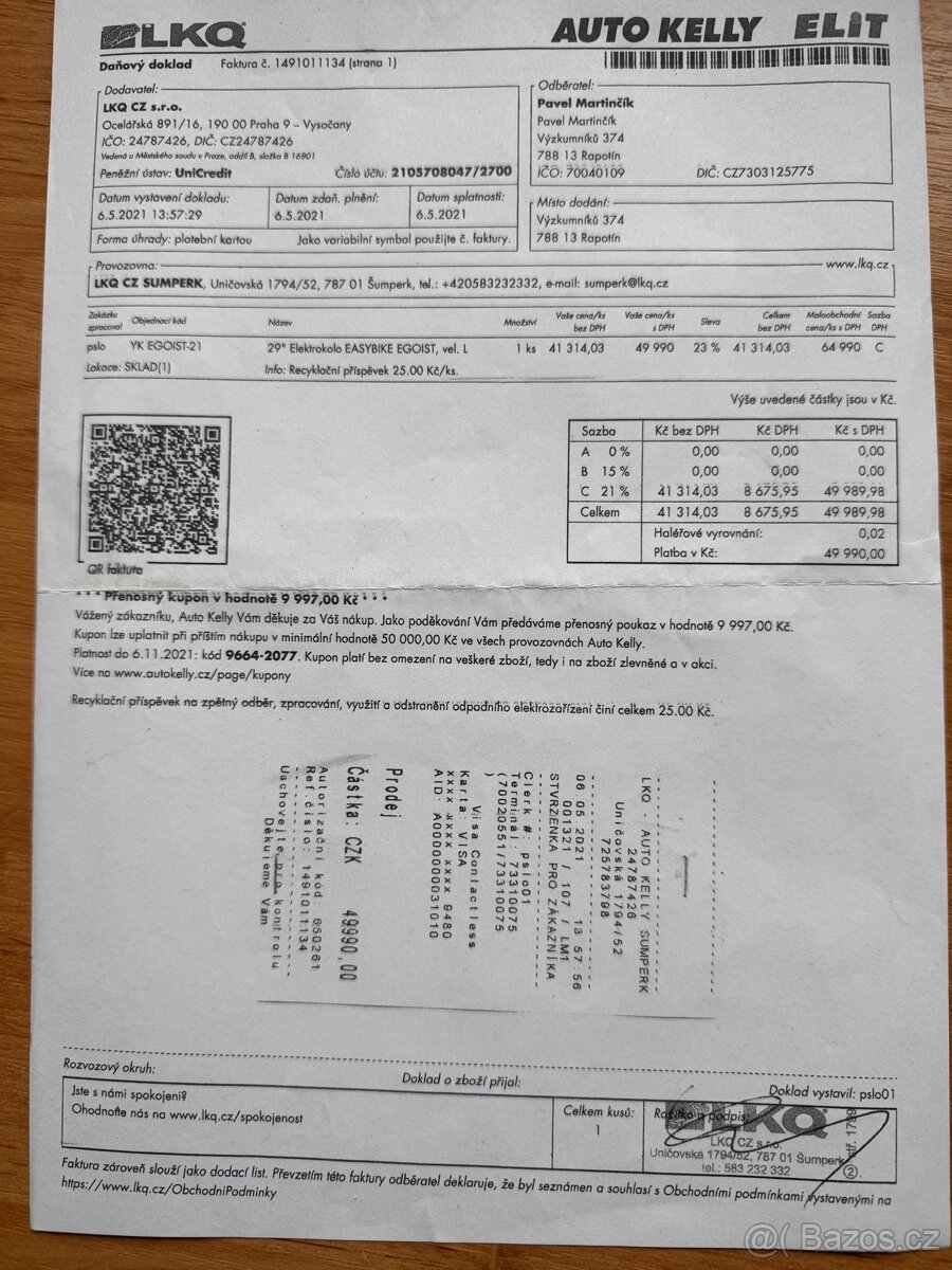 Sleva/Prodám Elektrokolo EasyBike Egoist - 11