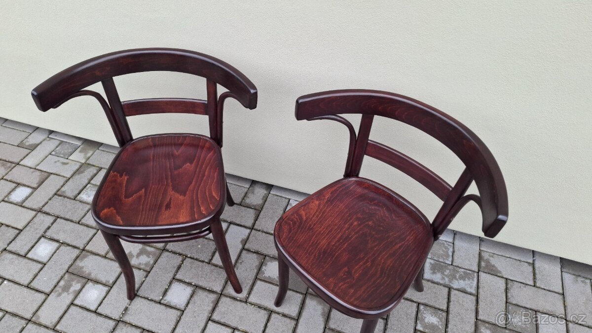 Celodřevěná křesílka THONET po renovaci - 11