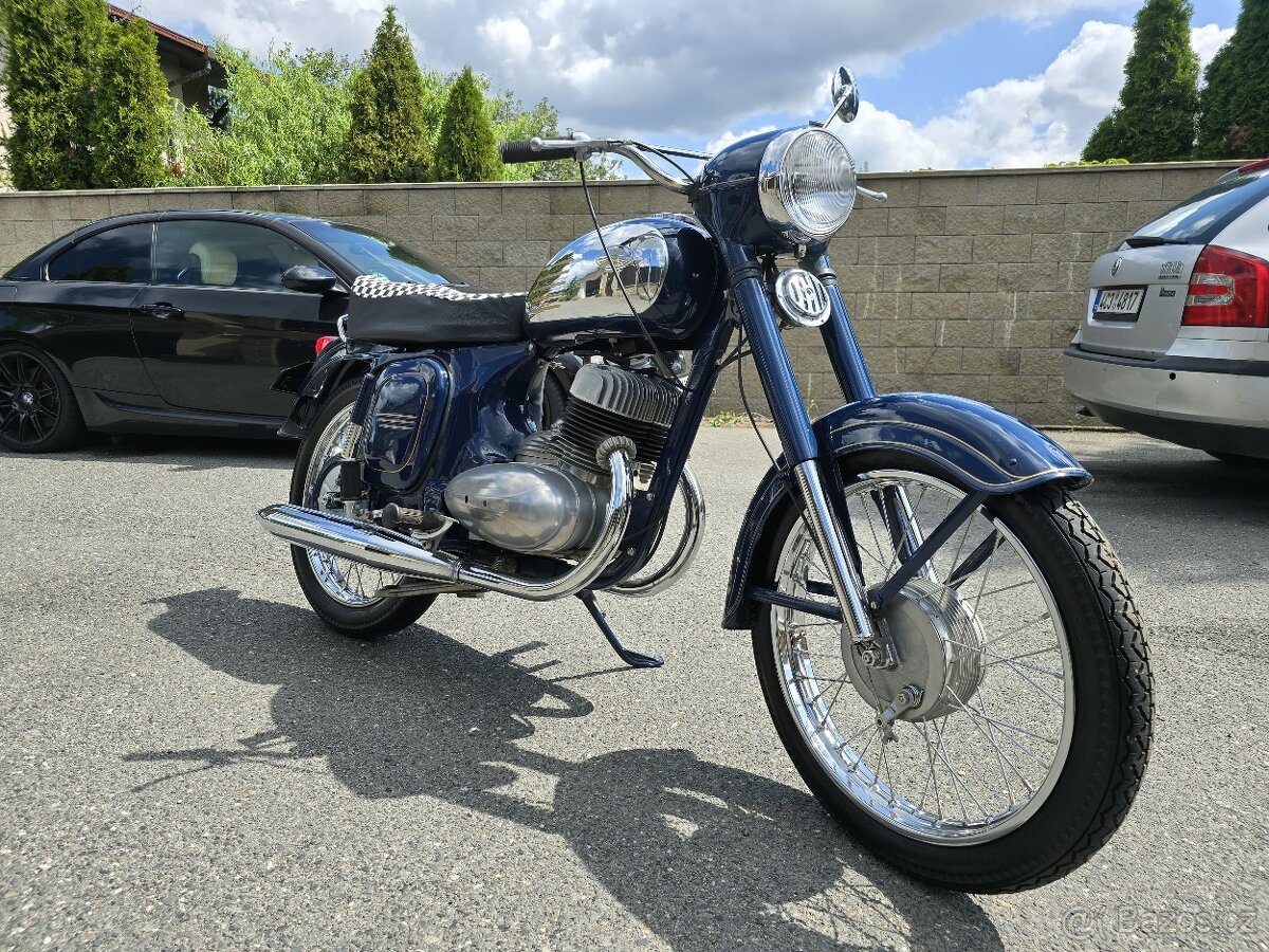 Jawa 350/361 Sport po profesionální renovaci,malá SPZ - 11