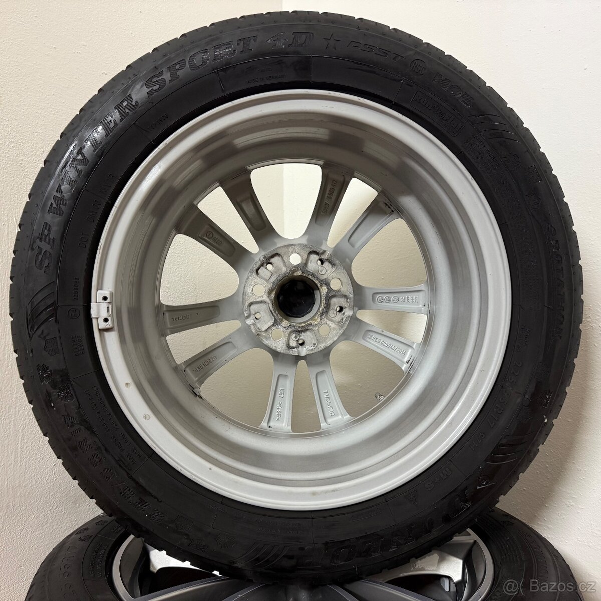 BMW 5 G30/G31 5x112 R17 ET27+ZIMNÍ 225/55R17 5/3mm - 11