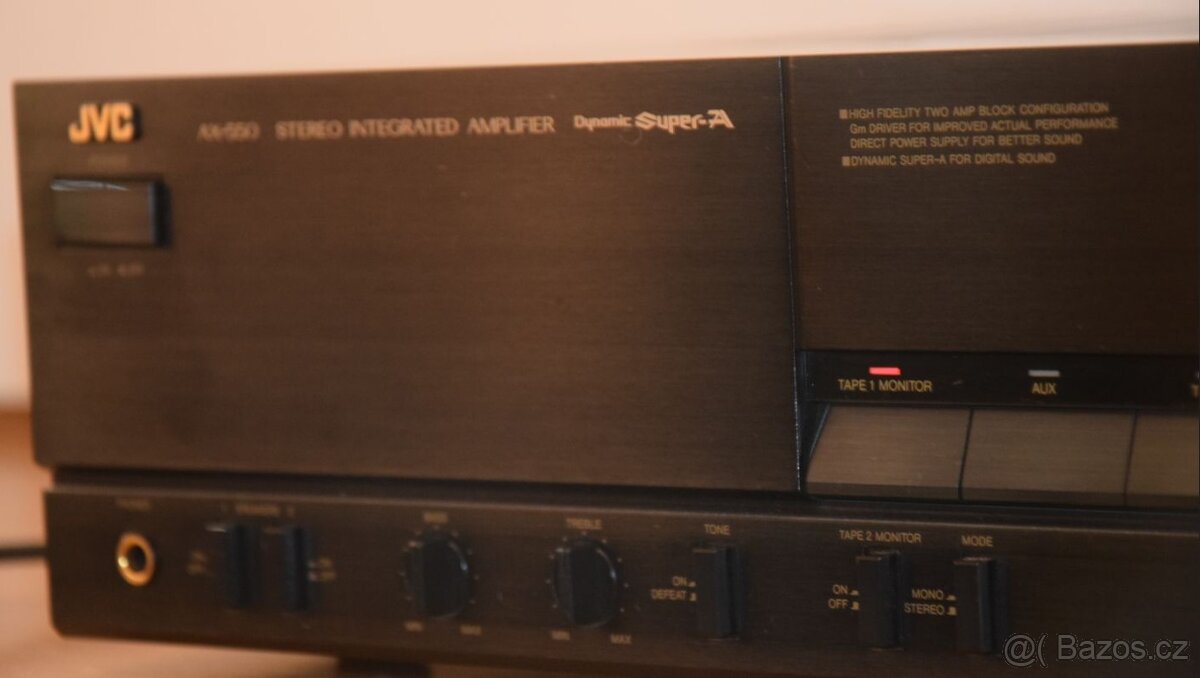 Zesilovač JVC AX-550 ,2x2 repro, loudness,Dynamic Super A - 11