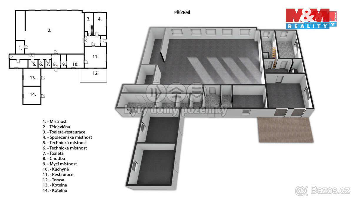 Prodej penzionu, restaurace, tělocvična, Lázně Libverda - 11