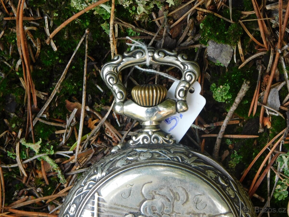 Starožitné kapesní hodinky obrovské REGULATEUR - rarita - 11