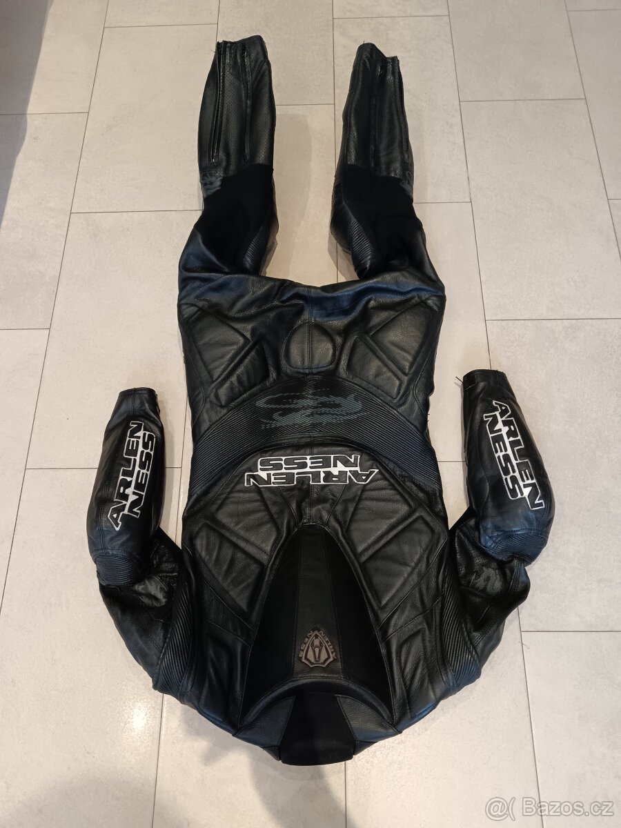 Arlen Ness Racing-Pánská kožená moto kombinéza, jednodíl - 11