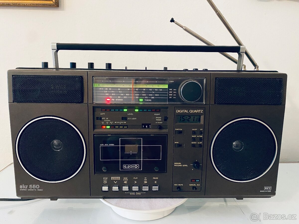 Radiomagnetofon RFT SKR 550, rok 1986 - 11