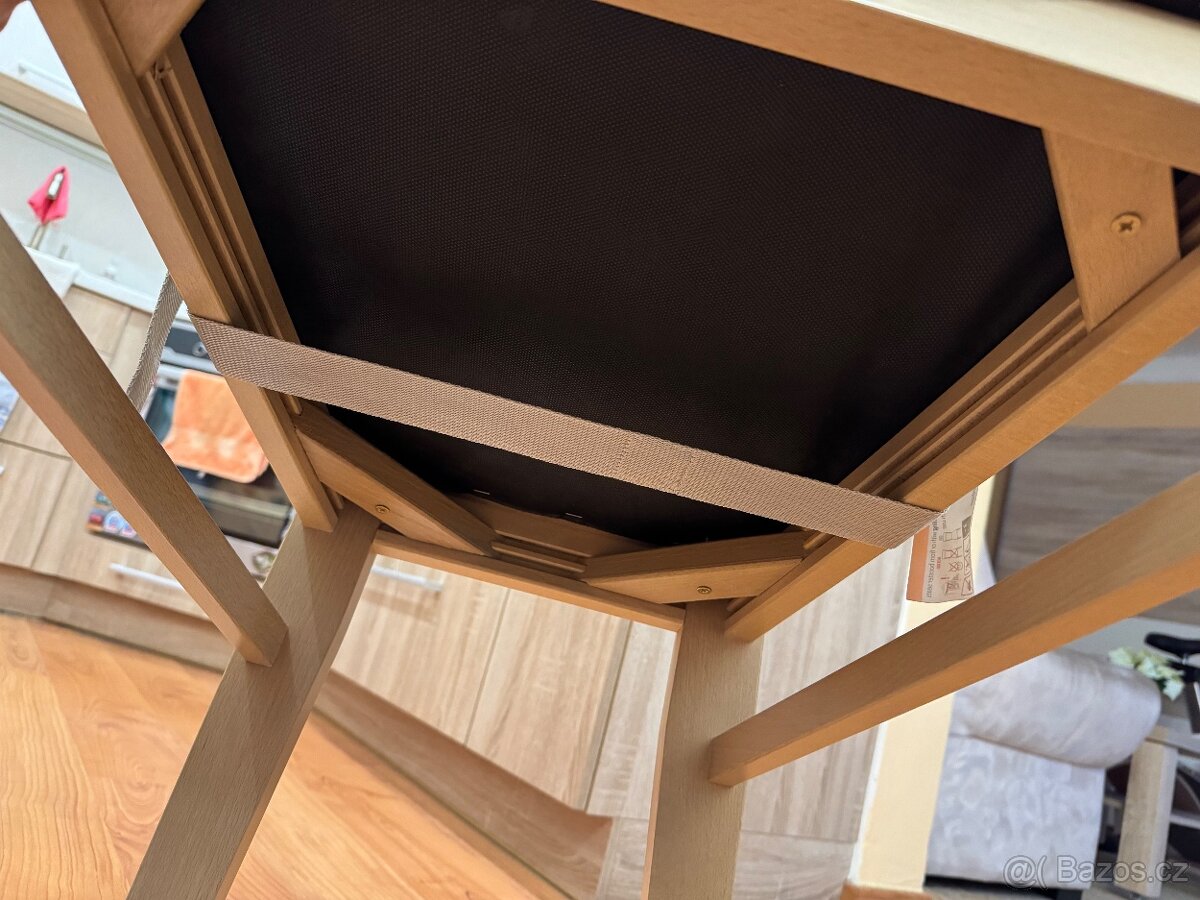 BABYBJORN podsedák na židli – modrý, pro děti 3–10 let - 11