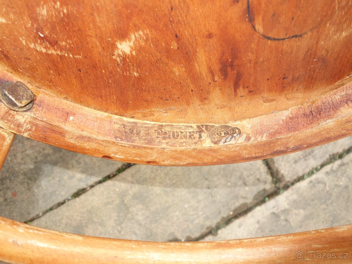 Židle, křesílko THONET, značený - 11
