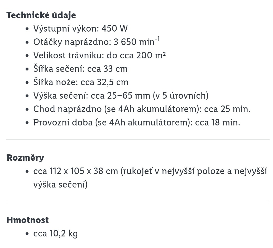 Aku sekačka PRMA V20 Parkside - 11
