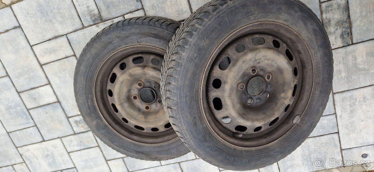 plechove disky 6Jx16 E50 Mazda pneu 205/60/16 Nokian - 11