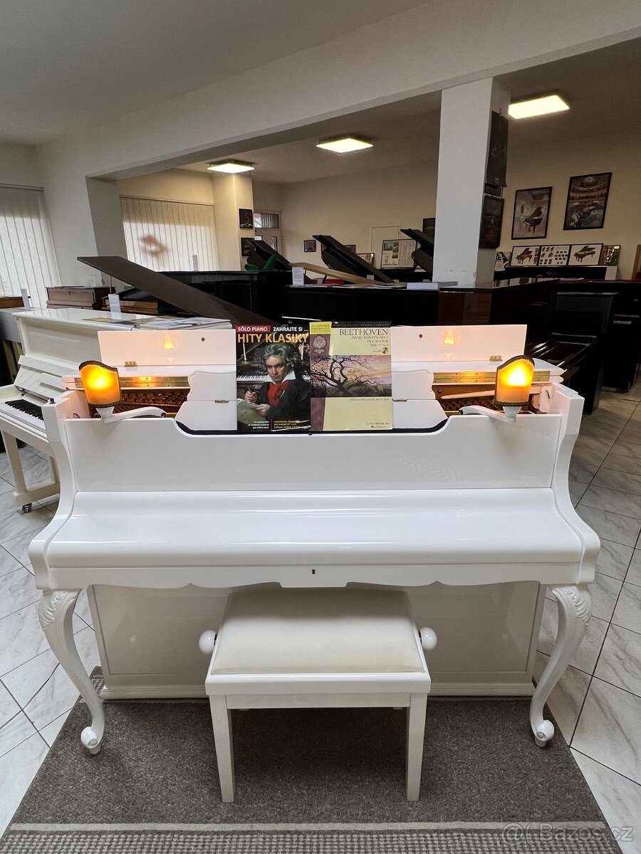 Německé piano Schimmel rococo po opravě,REZERVACE - 11