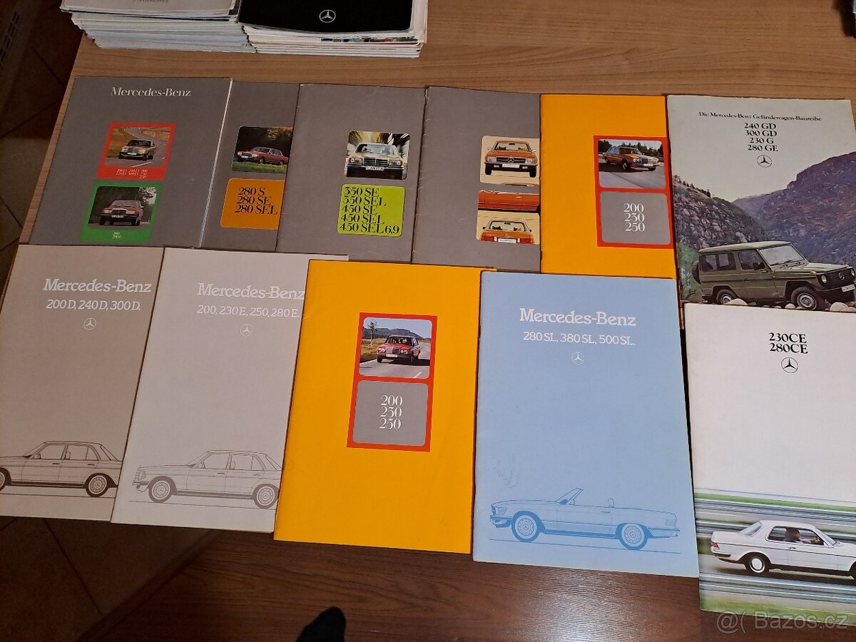 Prodám dobové prospekty Mercedes - 11
